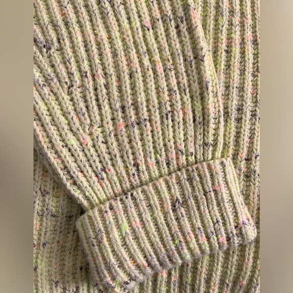 Free People Leo Tunic, Marled Bright Yellow, size small - Picture 4 of 5